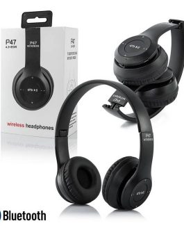 P47 Wireless Headphones with Mic Gaming Headset Foldable Over Ear P47 Earphone Noise Cancelling Headphones Bass Super Microphone