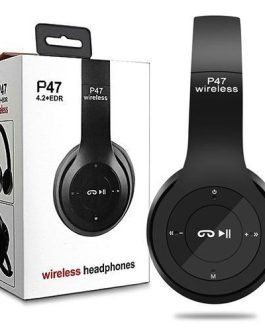 P47 Wireless Headphones with Mic Gaming Headset Foldable Over Ear P47 Earphone Noise Cancelling Headphones Bass Super Microphone