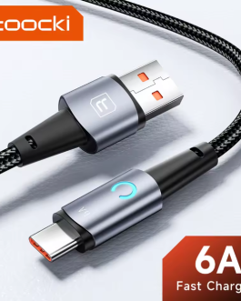 66W Toocki 6A USB To Type C Cable